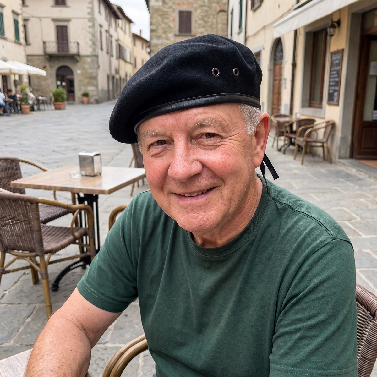 Wool Blend Military Beret | MARSEILLE