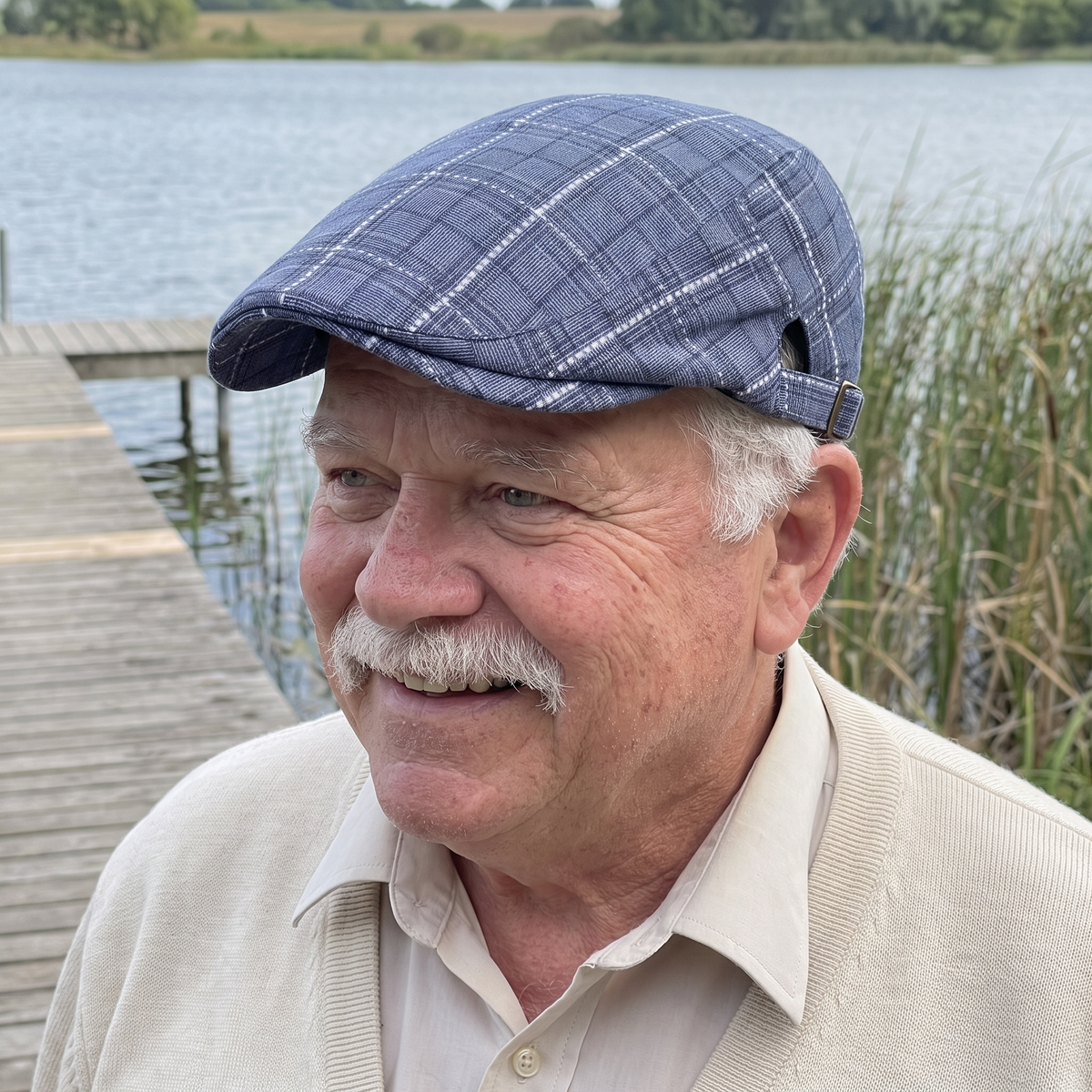 Plaid Fabric Ivy Cap | RICHMOND