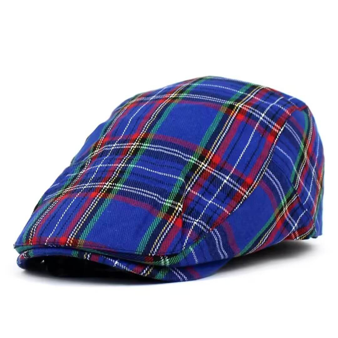 Tartan Cotton Ivy Cap | BOSTON