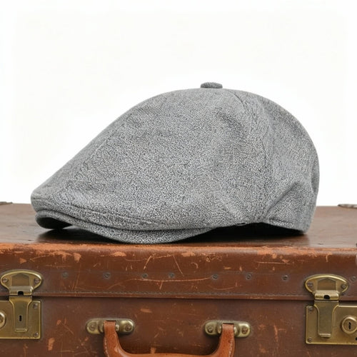 Linen Blend Flat Cap | MUNICH