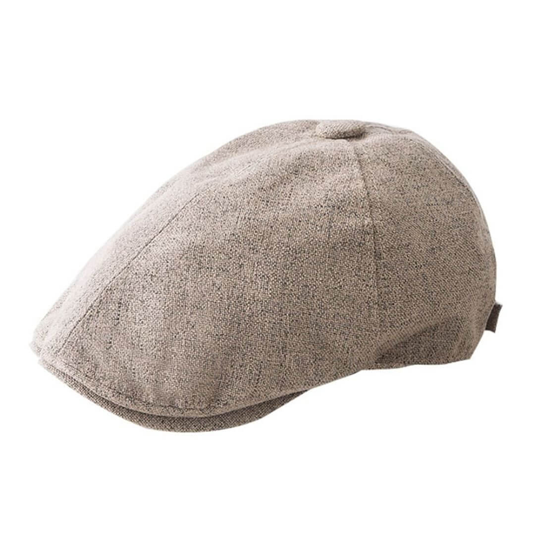 Linen Cotton Flat Cap | ASPEN