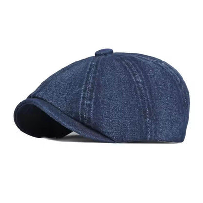 Denim Newsboy Cap | LUCERNE