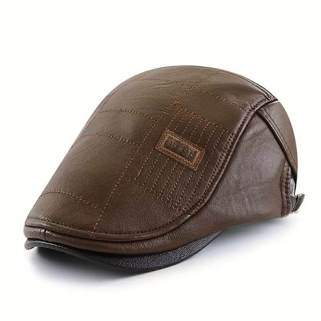 Leather Grid Cap | COPENHAGEN