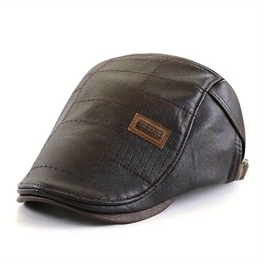 Leather Grid Cap | COPENHAGEN