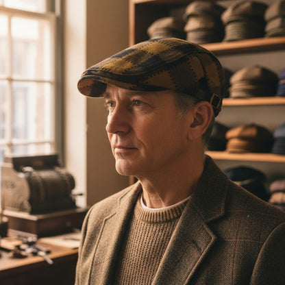 Plaid Flat Cap | COVINGTON