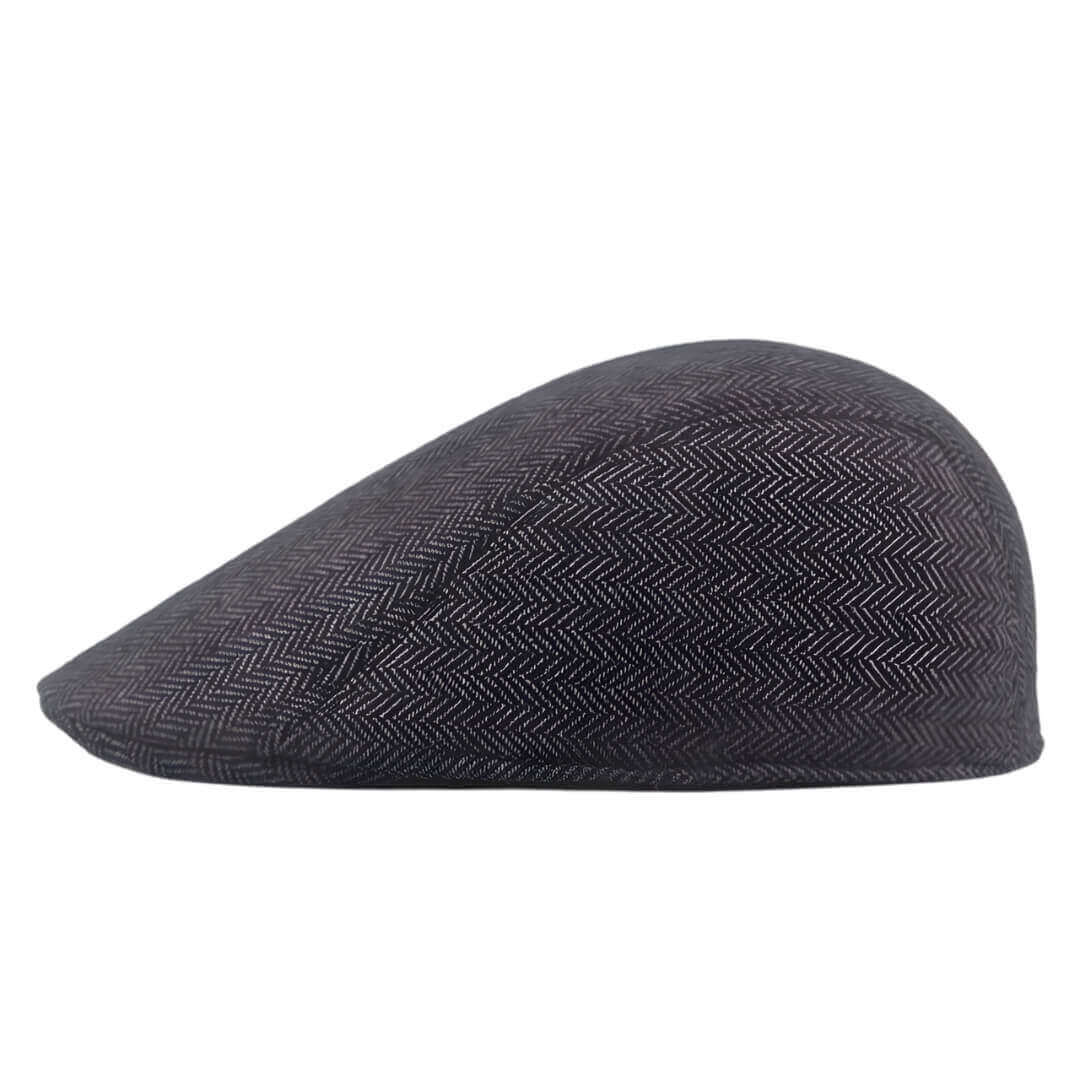 Herringbone Cotton Blend Cap | PUEBLO