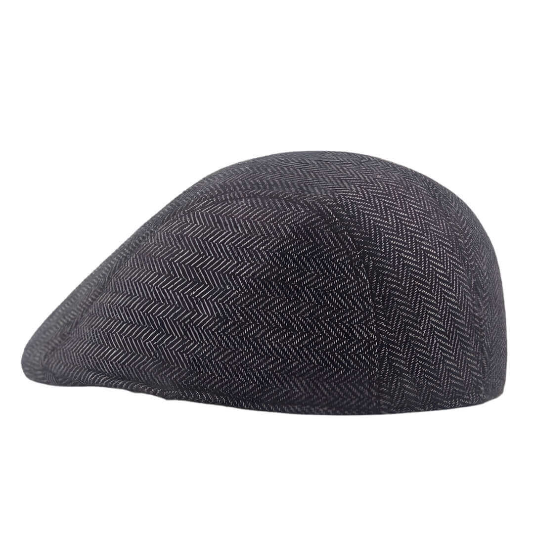 Herringbone Cotton Blend Cap | PUEBLO