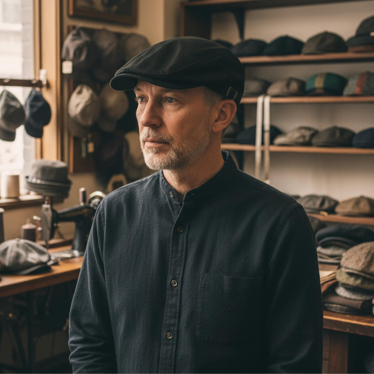 Cotton Flat Cap | OXNARD