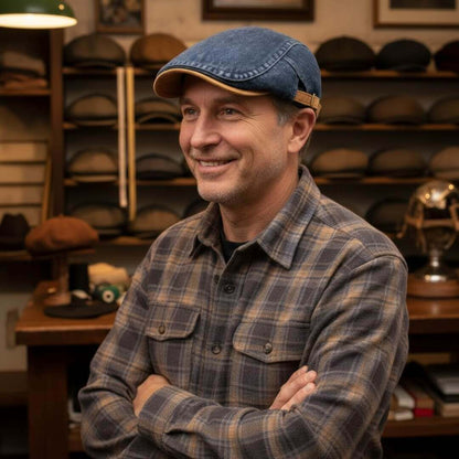 Denim Flat Cap | FARGO