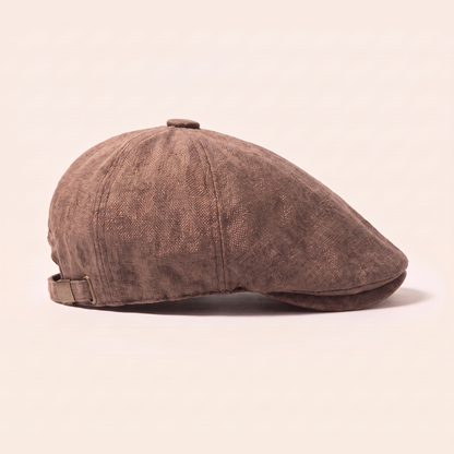 Linen Cotton Flat Cap | ASPEN