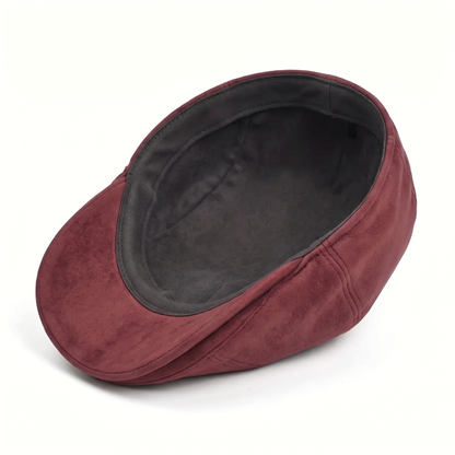 Suede Newsboy Cap | ATHENS