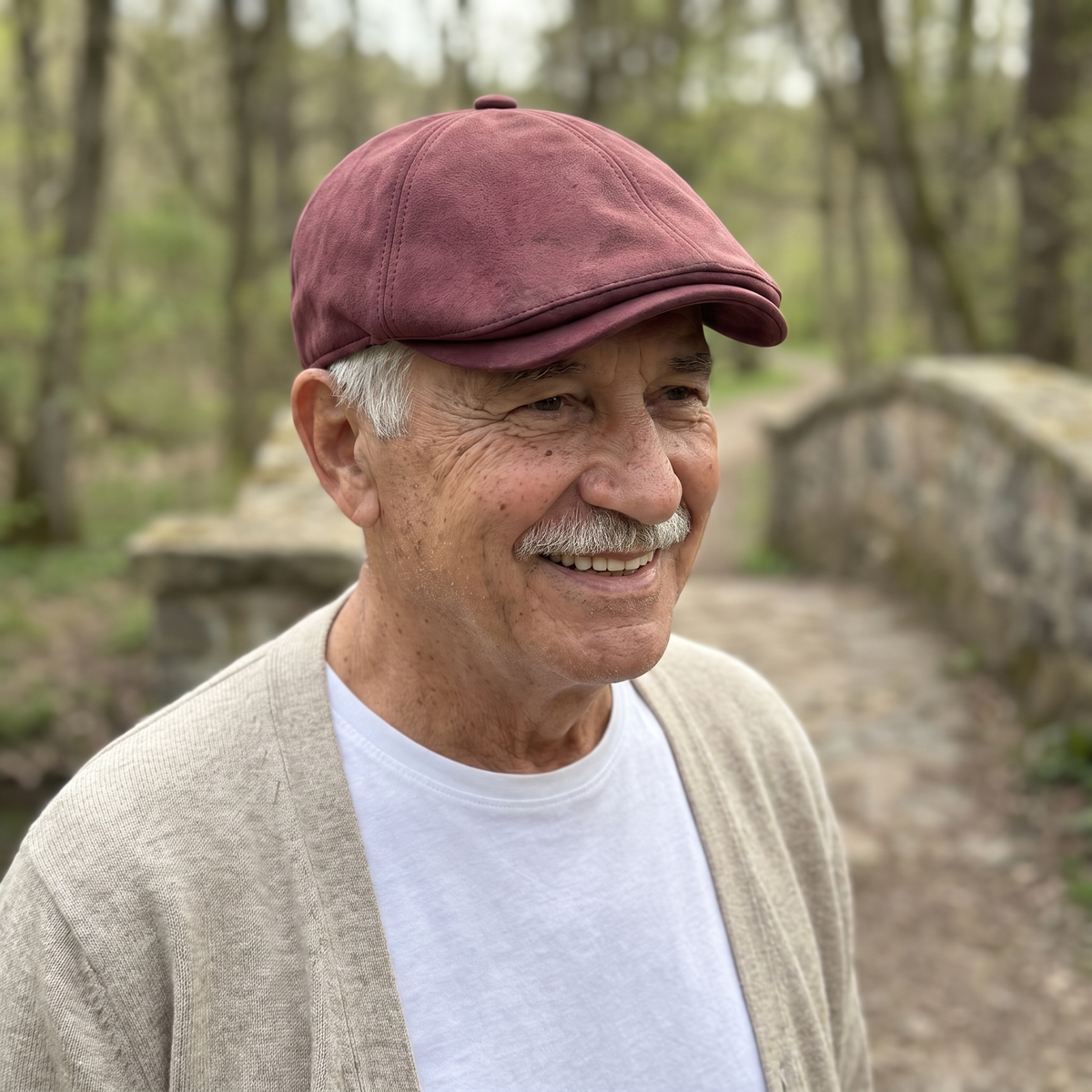 Suede Newsboy Cap | ATHENS