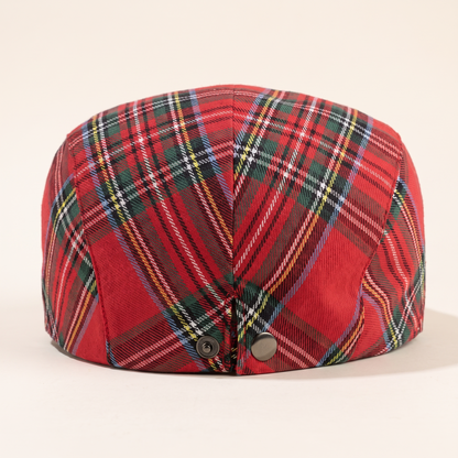 Tartan Cotton Ivy Cap | BOSTON