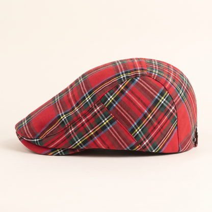 Tartan Cotton Ivy Cap | BOSTON