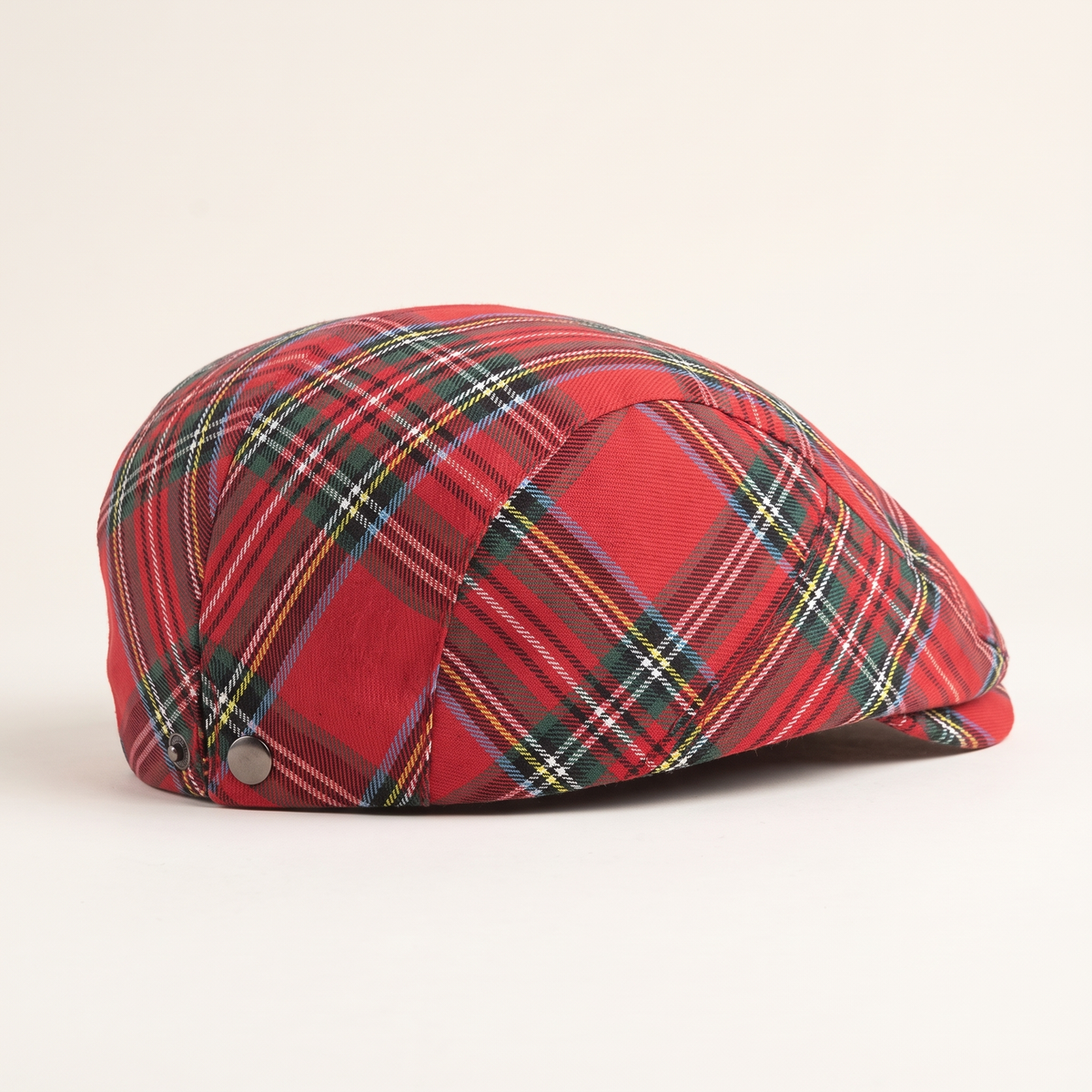 Tartan Cotton Ivy Cap | BOSTON