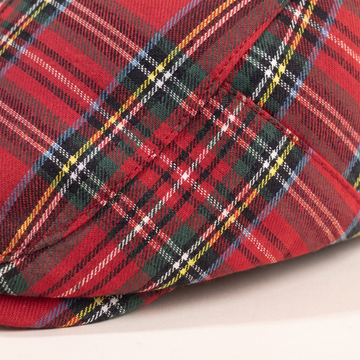 Tartan Cotton Ivy Cap | BOSTON