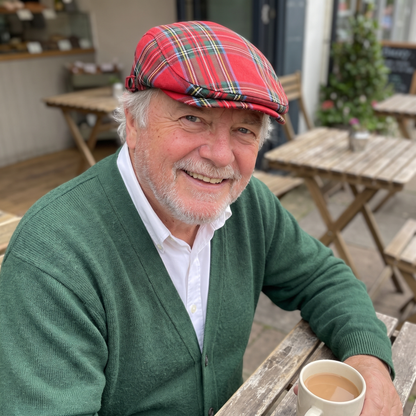 Tartan Cotton Ivy Cap | BOSTON