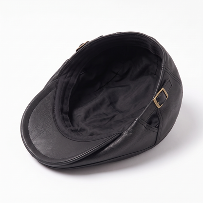 Leather Flat Cap | CANNES