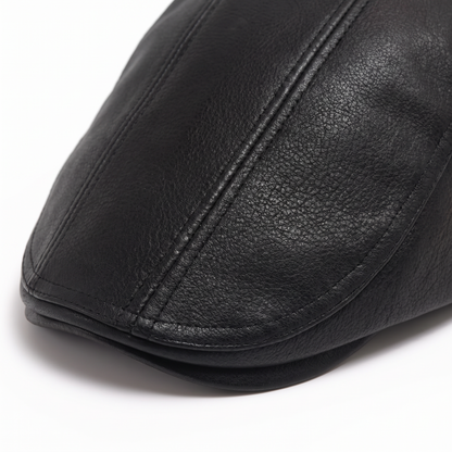Leather Flat Cap | CANNES