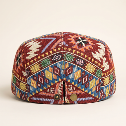 Patterned Flat Cap | CHICAGO