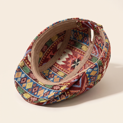 Patterned Flat Cap | CHICAGO