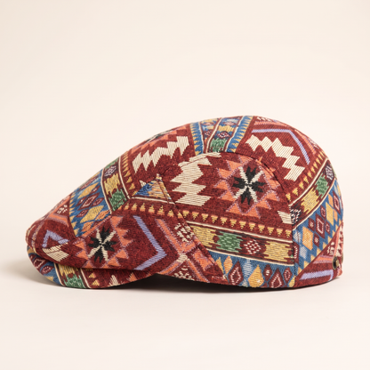 Patterned Flat Cap | CHICAGO