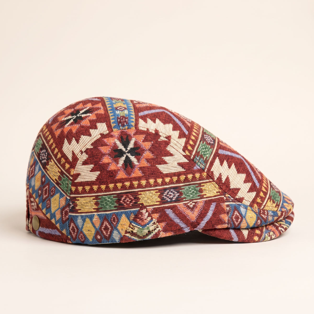 Patterned Flat Cap | CHICAGO
