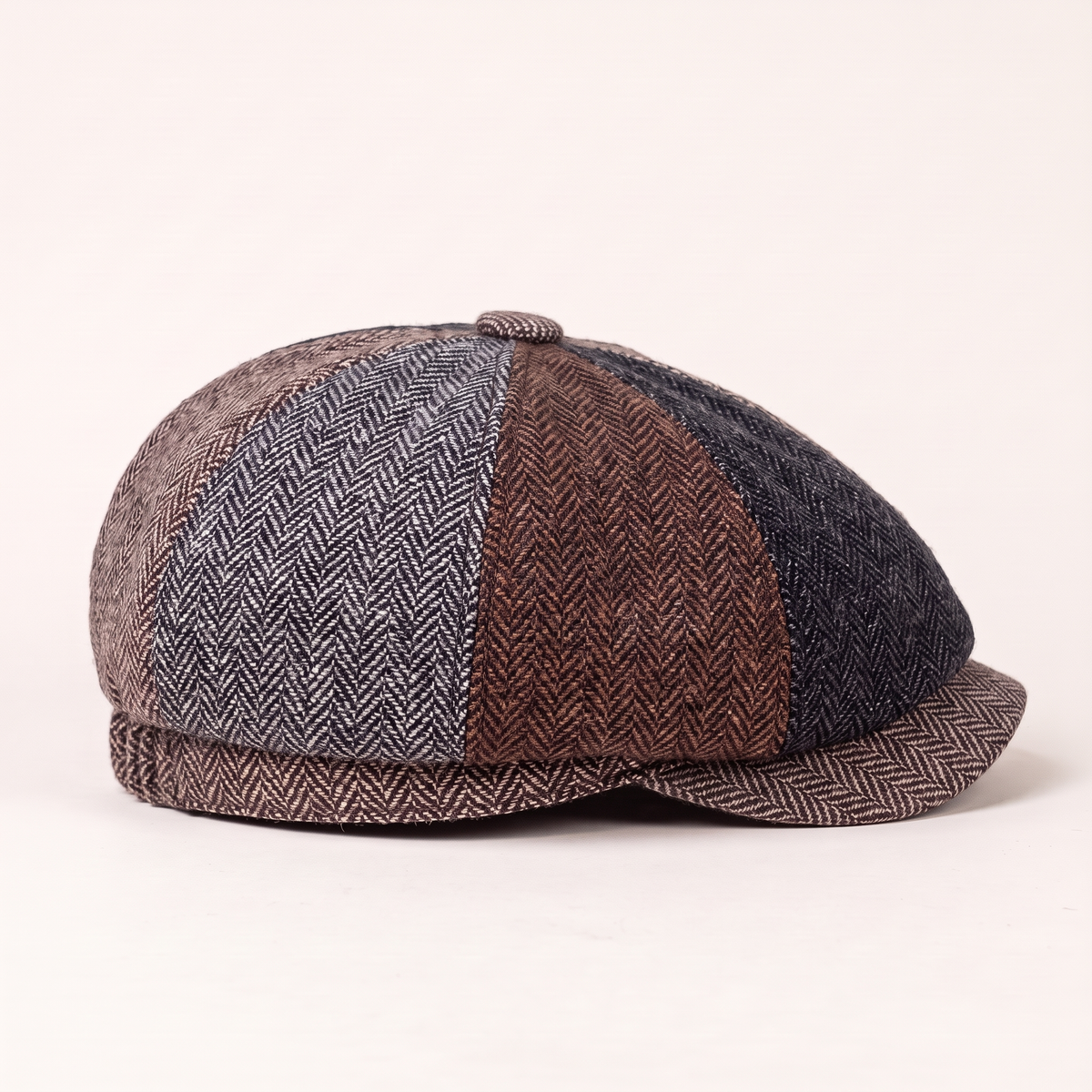 Wool Blend Patchwork Cap | CLEVELAND
