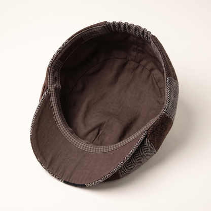 Wool Blend Patchwork Cap | CLEVELAND