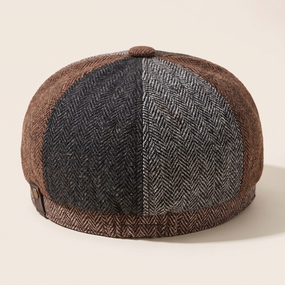 Wool Blend Patchwork Cap | CLEVELAND