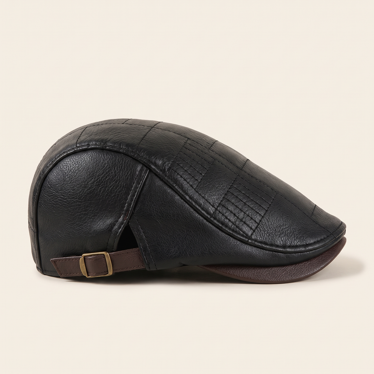 Leather Grid Cap | COPENHAGEN