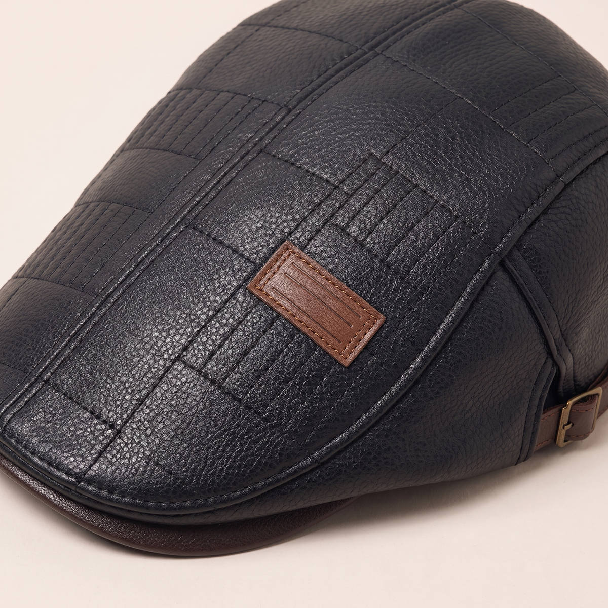 Leather Grid Cap | COPENHAGEN