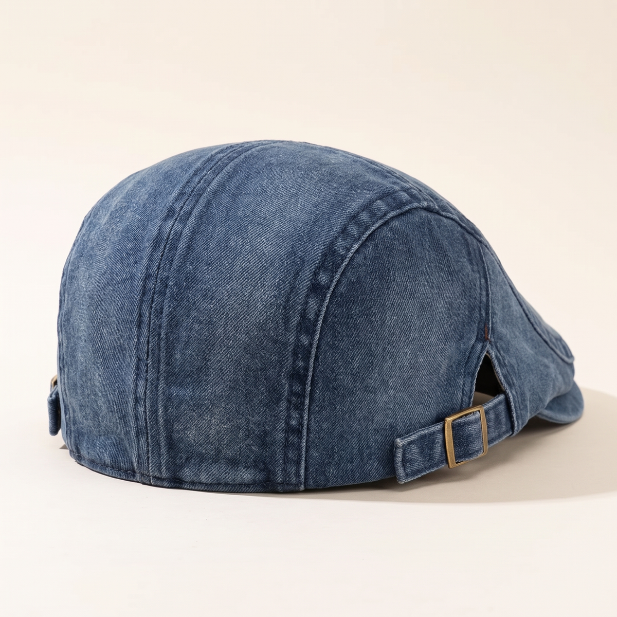 Washed Denim Flat Cap | DALLAS