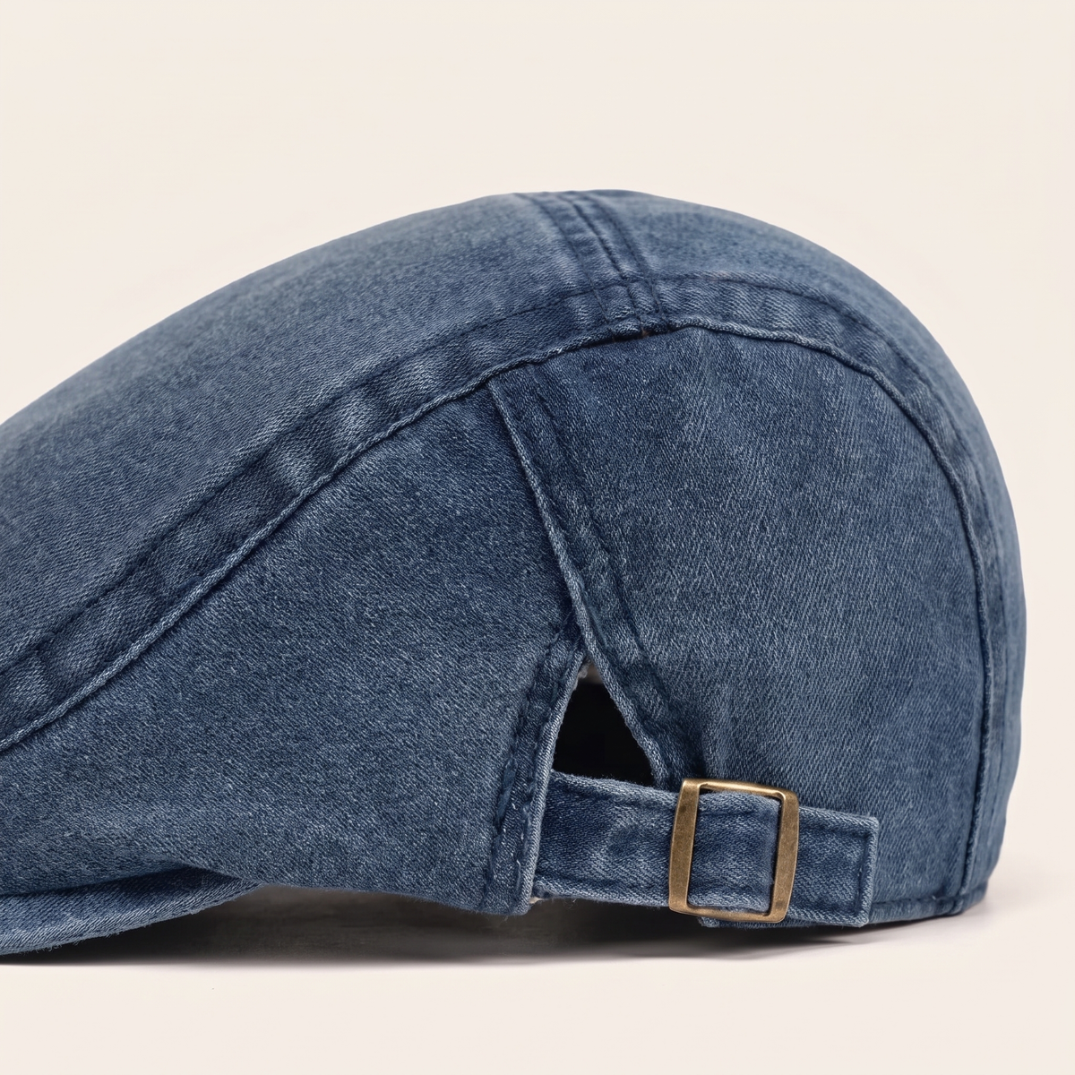 Washed Denim Flat Cap | DALLAS