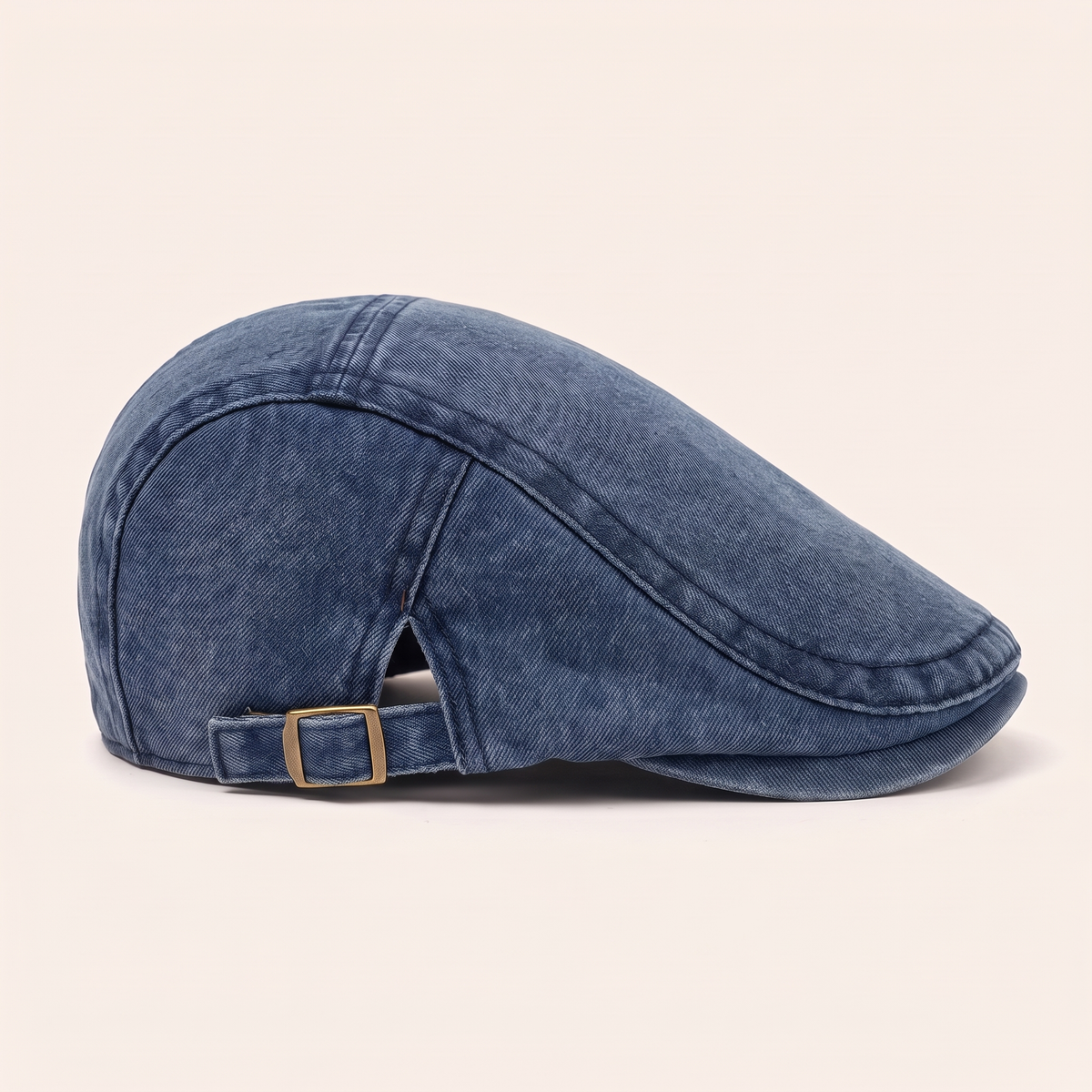 Washed Denim Flat Cap | DALLAS