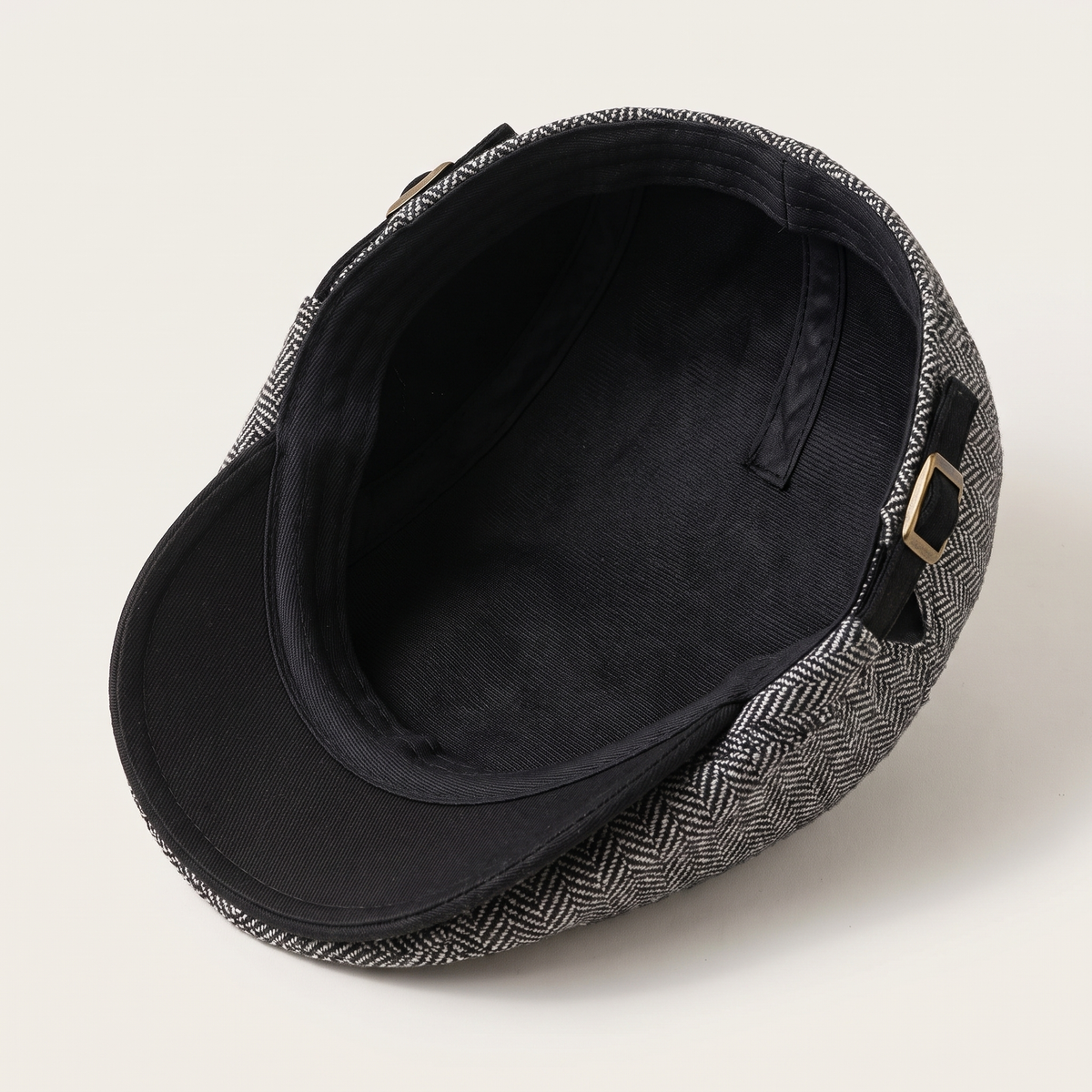 Herringbone Flat Cap | EVANSTON