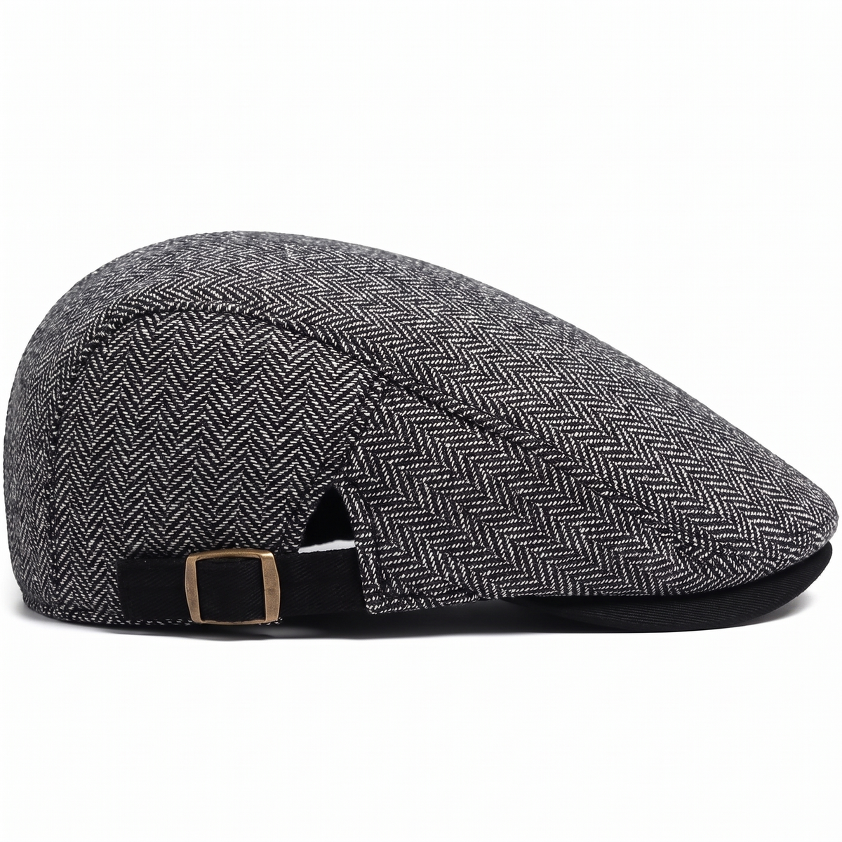Herringbone Flat Cap | EVANSTON
