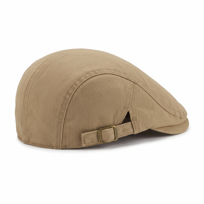 Twill Cotton Flat Cap | HARTFORD