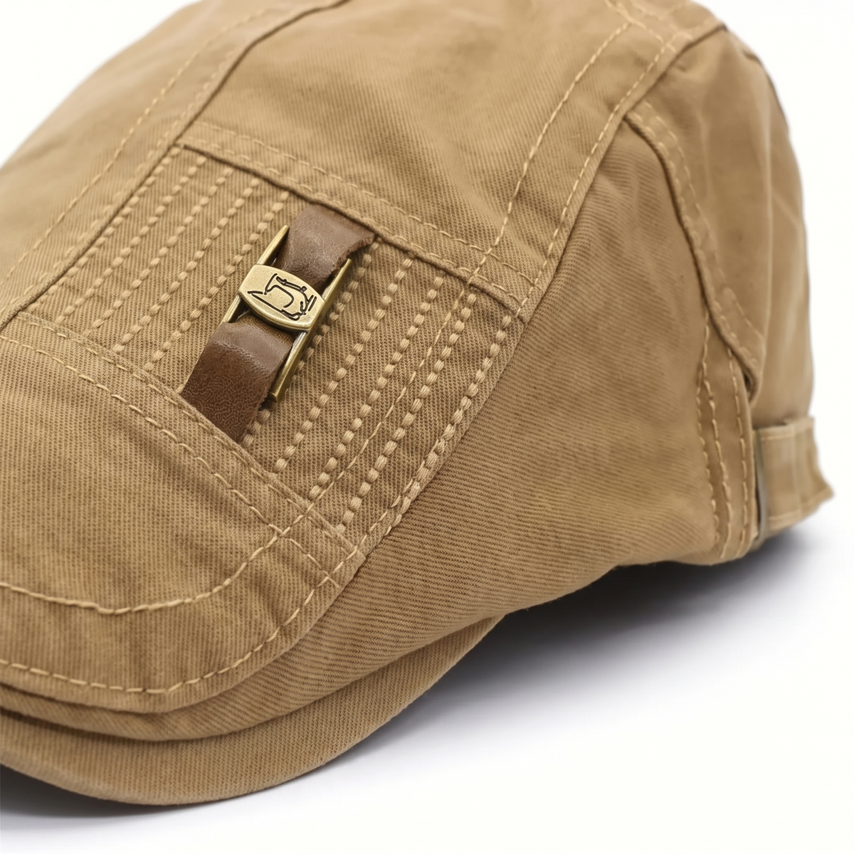 Twill Cotton Flat Cap | HARTFORD