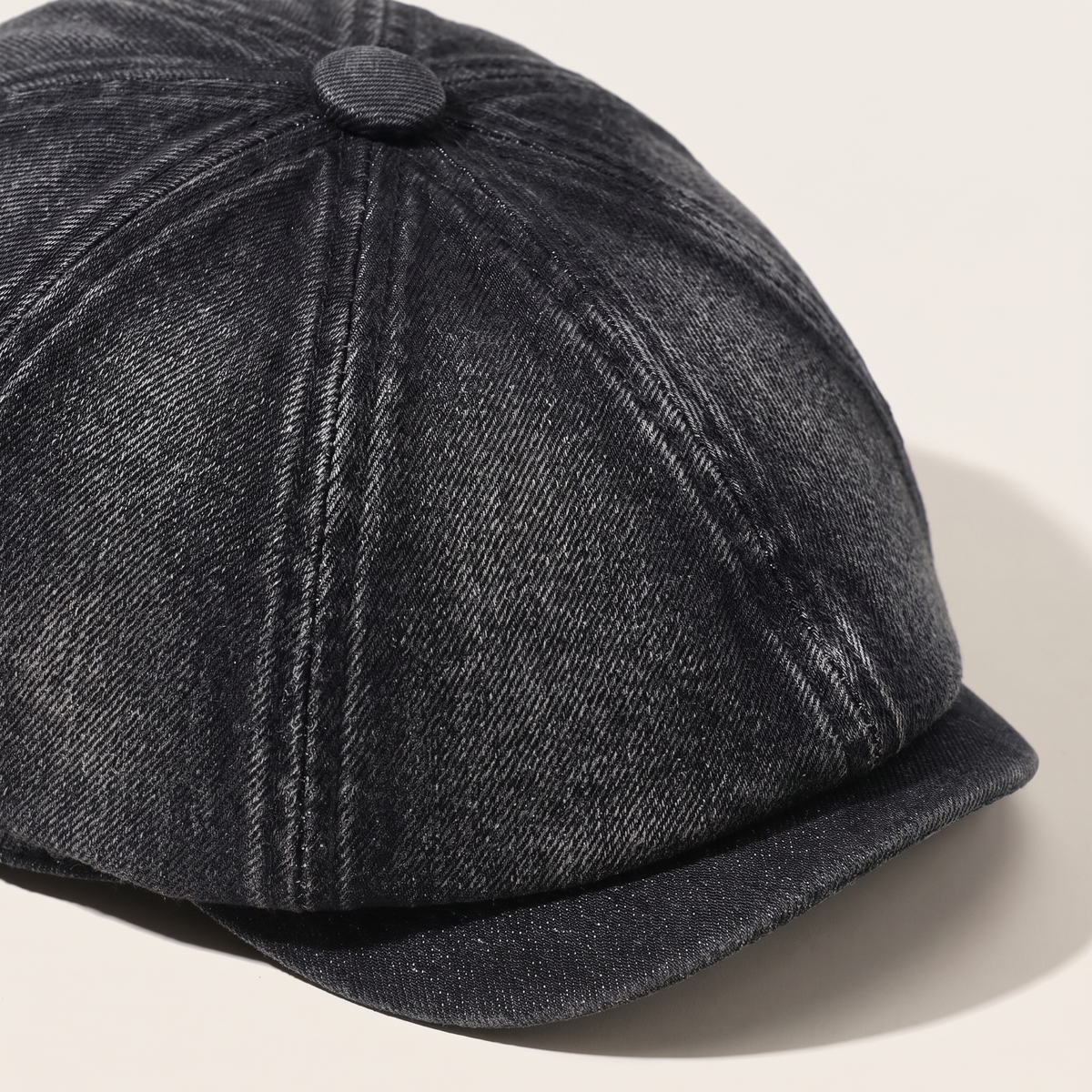 Denim Newsboy Cap | LUCERNE