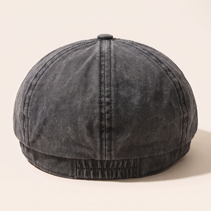 Washed Cotton Newsboy Cap | MALIBU