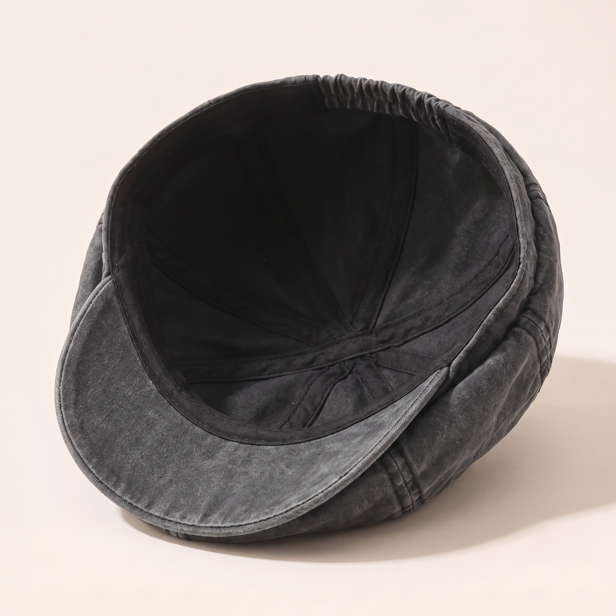 Washed Cotton Newsboy Cap | MALIBU