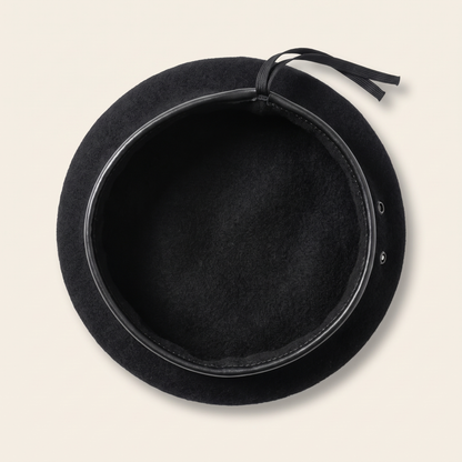 Wool Blend Military Beret | MARSEILLE