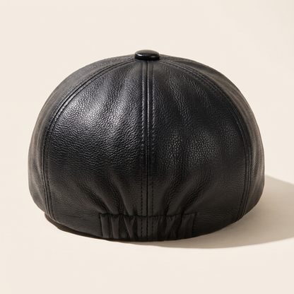 Leather Flat Cap | MONACO
