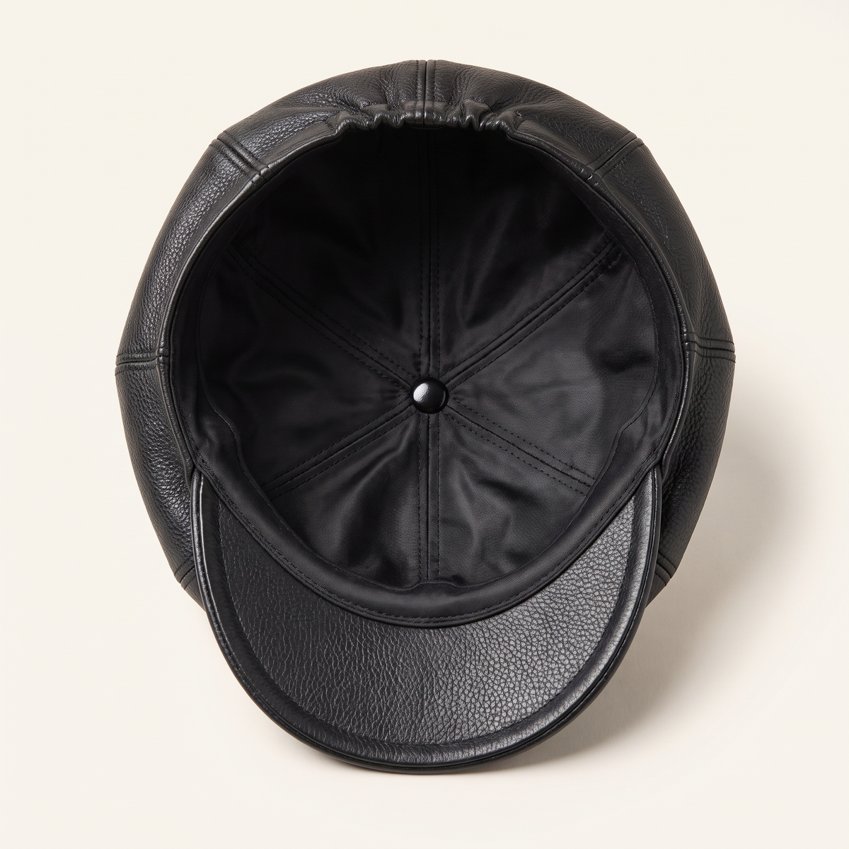 Leather Flat Cap | MONACO
