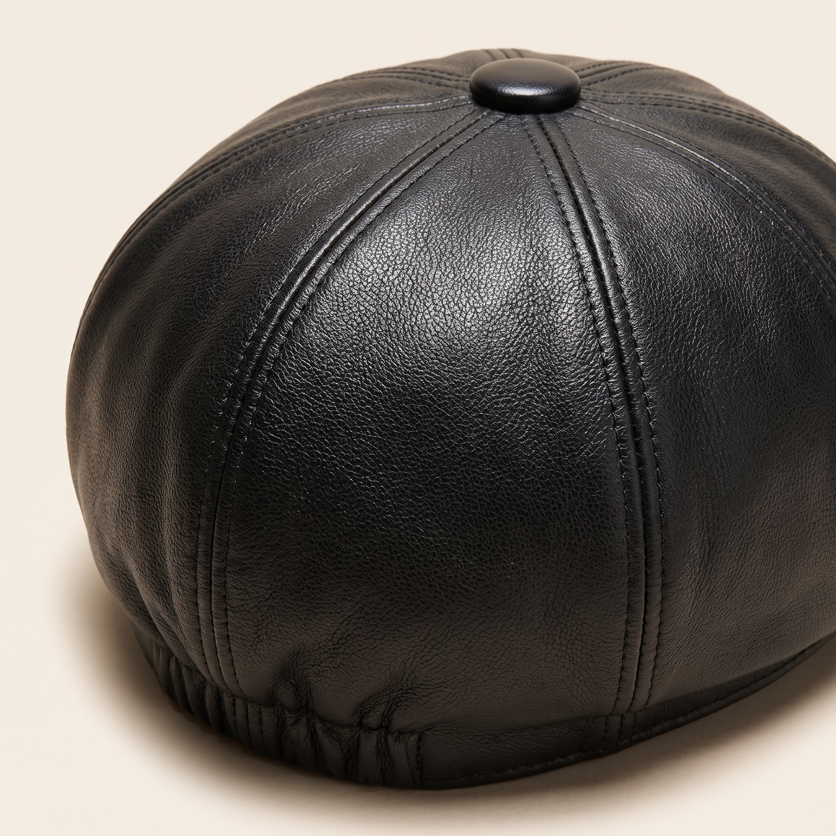 Leather Flat Cap | MONACO