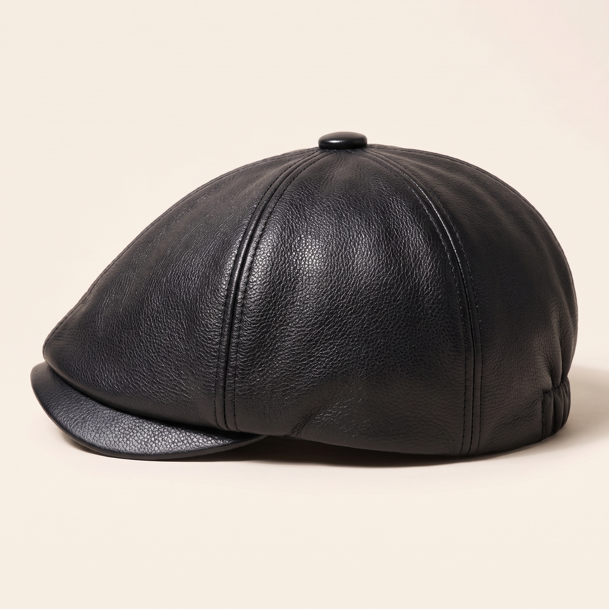 Leather Flat Cap | MONACO