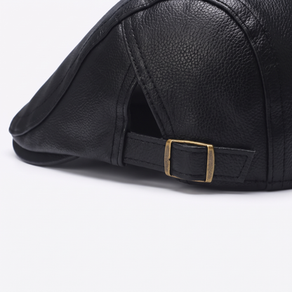 Leather Flat Cap | MONTPELIER