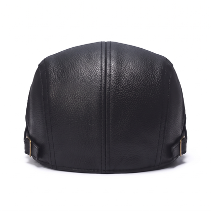 Leather Flat Cap | MONTPELIER