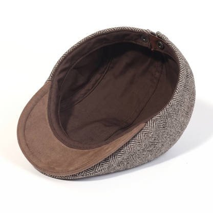Wool Herringbone Ivy Cap | ROME